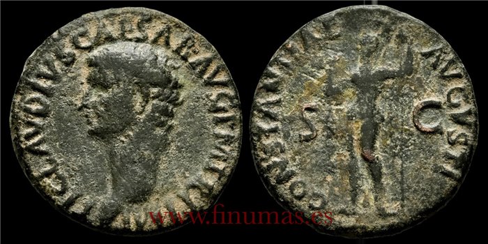 CLAUDIO I AS 41-42 d.C