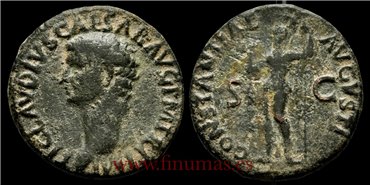 CLAUDIO I AS 41-42 d.C