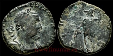 VALERIANO I SESTERCIO 254 d.C  ROMA