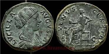 LUCILLA SESTERCIO 164-169 d.C. ROMA