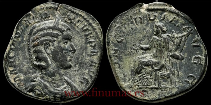 OCTACILIA SEVERA SESTERCIO 244-249 d.C. ROMA