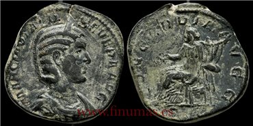 OCTACILIA SEVERA SESTERCIO 244-249 d.C. ROMA