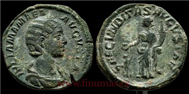 JULIA MAMEA SESTERCIO 222-235 d.C. 