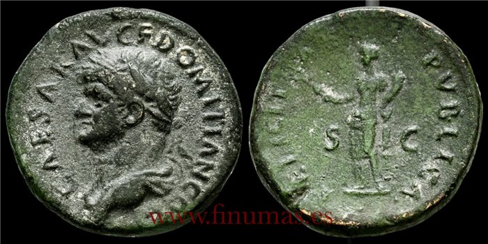 DOMICIANO AS 73-74 d.C. ROMA