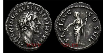 ANTONINO PIO DENARIO 159-160 d.C. ROMA