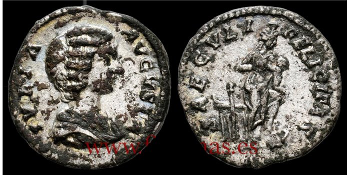 DENARIO JULIA DOMNA 196-202 d.C LATAKIA