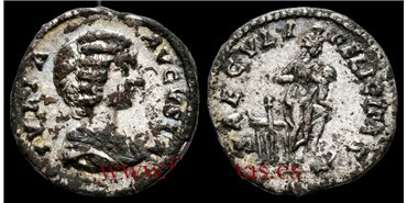 DENARIO JULIA DOMNA 196-202 d.C LATAKIA