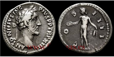 DENARIO ANTONINO PIO 150-151 d.C. ROMA