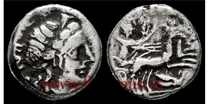 DENARIO REPUBLICA 509-27 a.C. ROMA