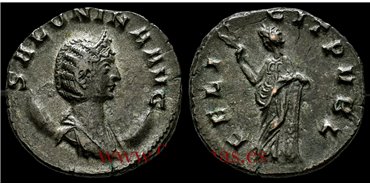 DENARIO ANTONINIANO SALONINA266 d.C. MEDIOLANUM