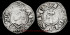 JUAN II de CASTILLA Y LEON 1406/1454 .-DINERO JAQUES. ARAGON