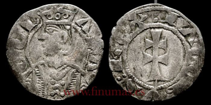 PEDRO IV de ARAGON  1335/1387. DINERO JAQUES. ARAGON