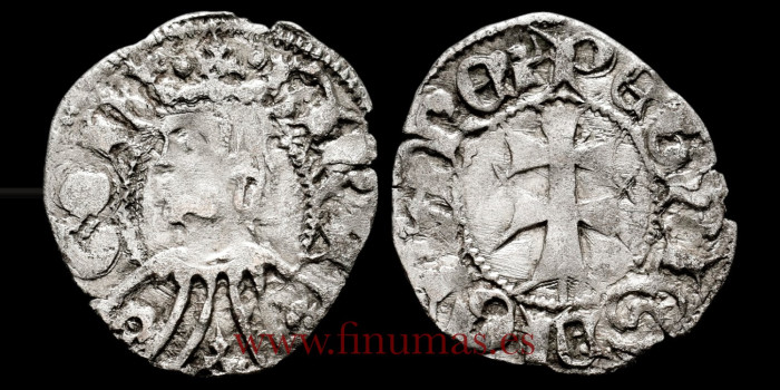 PEDRO IV de ARAGON  1335/1387. DINERO JAQUES. ARAGON