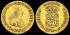 Cy11594.- CARLOS III 2 COATS OF ARMS 1761 POPAYAN J. M.B.C- GOLD