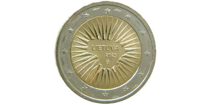 2 EURO COMMEMORATIVE LITHUANIAN 2025 "NATIONAL DEFENCE" COINS