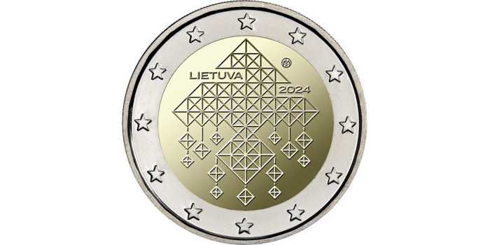 2 EURO COMMEMORATIVE LITHUANIAN 2024 "STRAW GARDENS