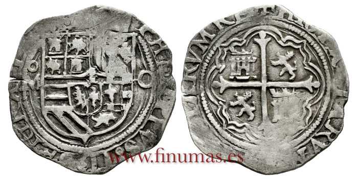 copy of Cy03335.- FELIPE II - Real Sevilla C over D. MBC+.  RARE