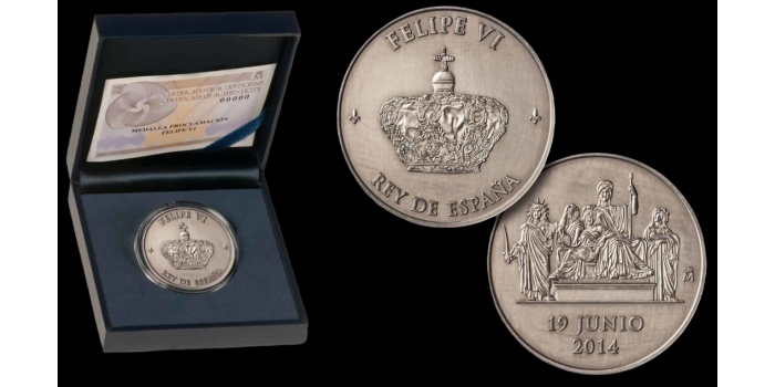 2014 - Silver Medal Proclamation S.M. FELIPE VI