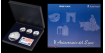 2007 - V ANIVERSARIO DEL EURO. COLECCION COMPLETA PROOF PLATA.
