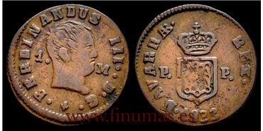 Cy13908d.- FERNANDO VII  1 MARAVEDI 1833 PAMPLONA - MBC