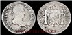Cy14318B.- FERNANDO VII 1/2 REAL 1820 GUATEMALA M - RC.  PLATA