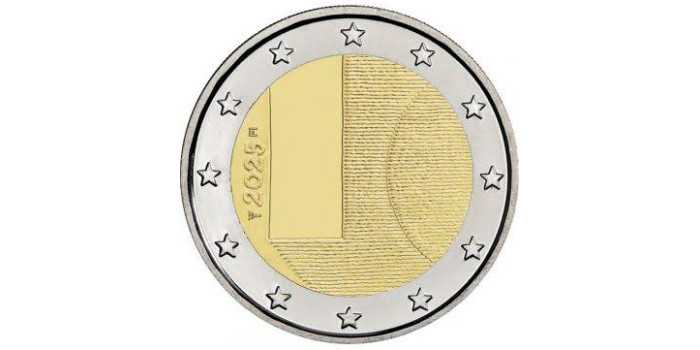 2 EURO COMMEMORATIVE FINLAND 2025 "DIPLOMACY" COINS
