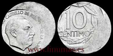 FV02 - 10 Ctm 1959 -Displaced wedge 5mm - SC