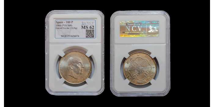 Cy16943K.- 100 Pts 1966/69 Curved SC. NCV-MS62