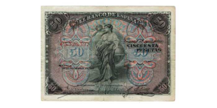 F318D.- 50 PESETAS 24 DE SEPTIEMBRE 1906 SERIE C MBC-