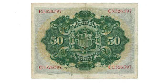 F318D.- 50 PESETAS 24 DE SEPTIEMBRE 1906 SERIE C MBC-