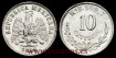MEXICO - K-403.7 -10 CENTAVOS 1896 MoB/G - SC. B.O.