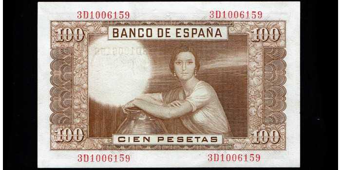 F469K - 100 Pesetas 7-4-1953 SERIE A/3Z. SC