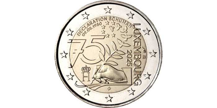 copy of 2 EURO COMMEMORATIVE LUXEMBOURG 2024 "GUILLERMO" COIN