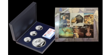 copy of 2009 - 10 EUROS DALI GALA PORTRAIT. SILVER - PROOF