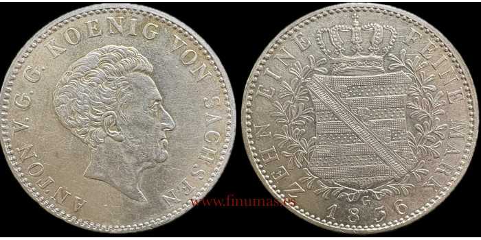 GERMANY STATES - SAXONY - K-1120- 1 Thaler 1836 G - SILVER