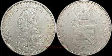 GERMANY STATES - SAXONY - K-1096- 1 Thaler 1826 S . MBC - SILVER