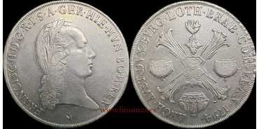 AUSTRIA - K-0239 - THALER 1774 M. FRANCIS II.  MBC - SILVER