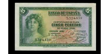 copy of F359K.- 5 PESETAS 1935 WITHOUT SERIES - SC
