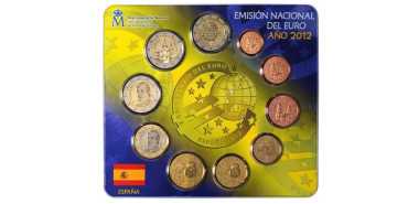 CARTERA EURO B.U. SET  EUROS ESPAÑA 2012