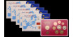 CARTERA EURO B.U. SET  ALEMANIA 2007. JUEGO 5 CECAS - PROOF