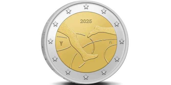 2 EUROS CONMEMORATIVOS FINLANDIA 2025 ATLETISMO