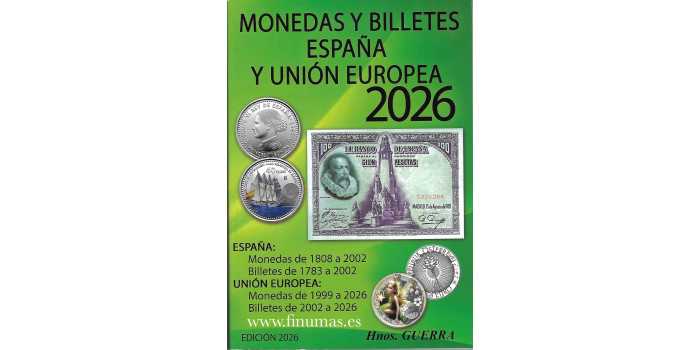 CATALOGUE OF COINS AND BANKNOTES HNOS. GUERRA - 2026