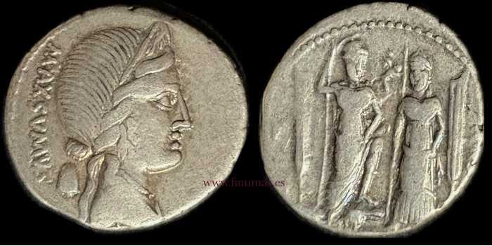 REPUBLICA - EGNATIA DENARIO 75 a.C