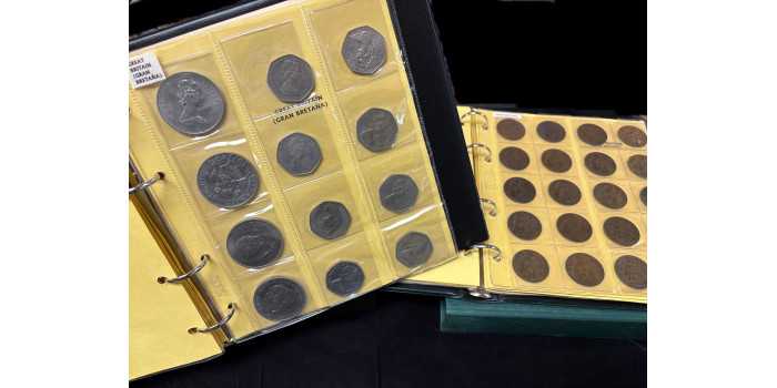 L-023.- COLLECTION 425 CIRCULATING COINS GREAT BRITAIN