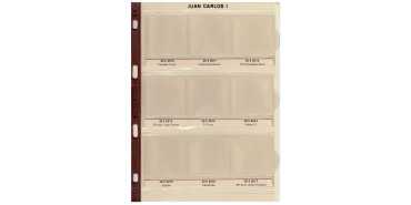 20 EUROS and 30 EUROS SILVER COIN SUPPLEMENT SHEETS 2010 to 2017 PRONUMAS