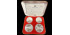 CANADA - S08. Official Olympic Box Montreal. 7th Series 1975 4 Pieces Silver SC