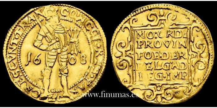 HOLANDA - K-012 - DUCADO PROVINCIAL 1608 UTRECHT. ORO
