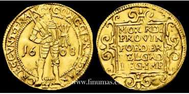 HOLANDA - K-012 - DUCADO PROVINCIAL 1608 UTRECHT. ORO