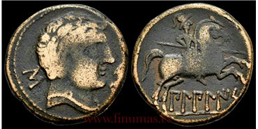 BILBILIS (CALATAYUD)  AS 120-30 a.C.