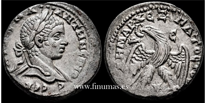 HELIOGABALO TETRADRACMA 218-220 d.C. ANTIOQUIA